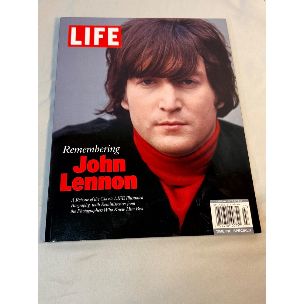 LIFE Remembering John Lennon Illustrated Biography Special Edition Magazine 2011